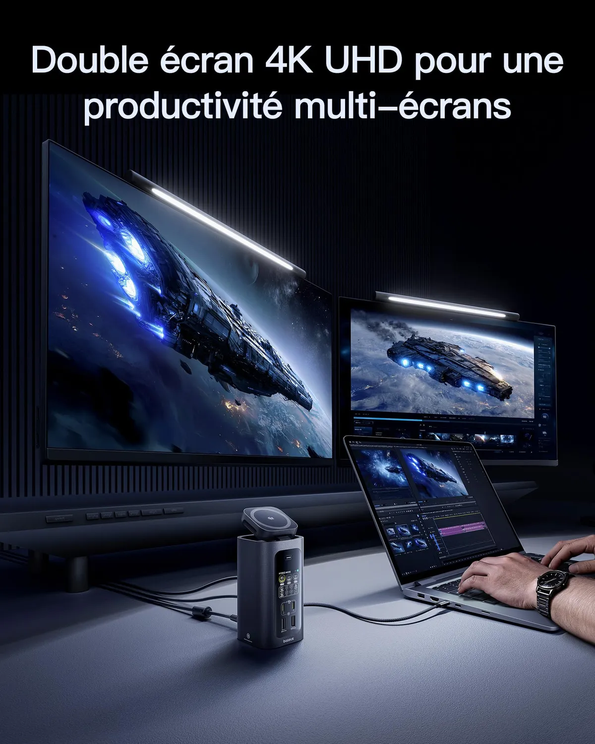 Baseus Spacemate Pro station d’accueil 15-en-1 160 W