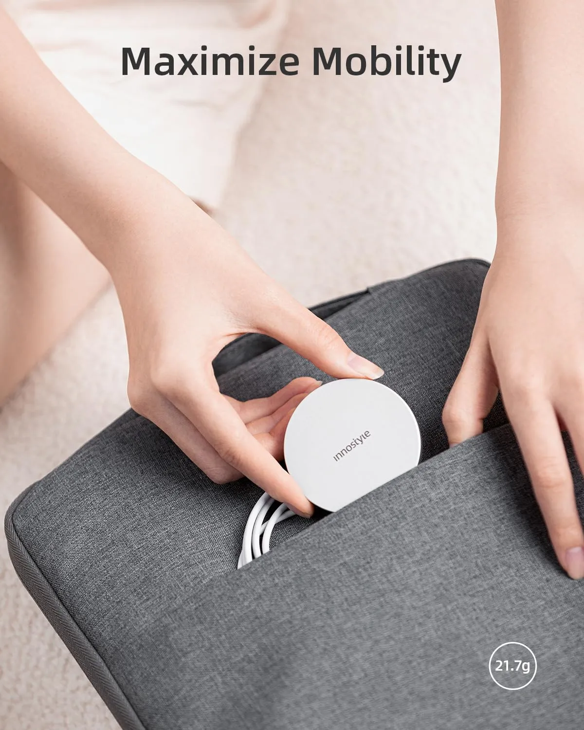 Innostyle MagEase chargeur sans fil 15 W blanc