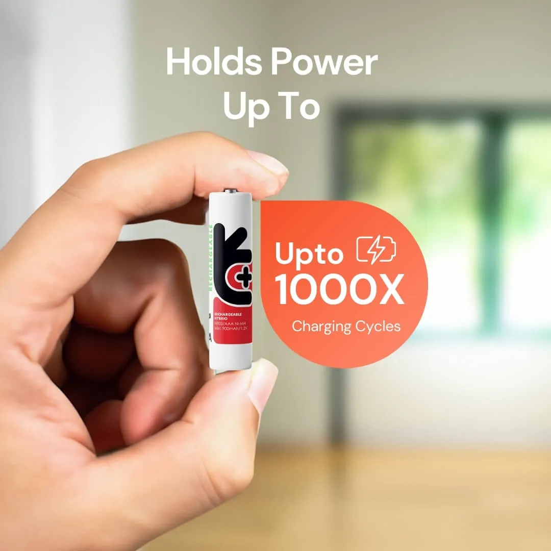 Uniross piles rechargeables AAA Ni-MH 1000mAh lot de 2