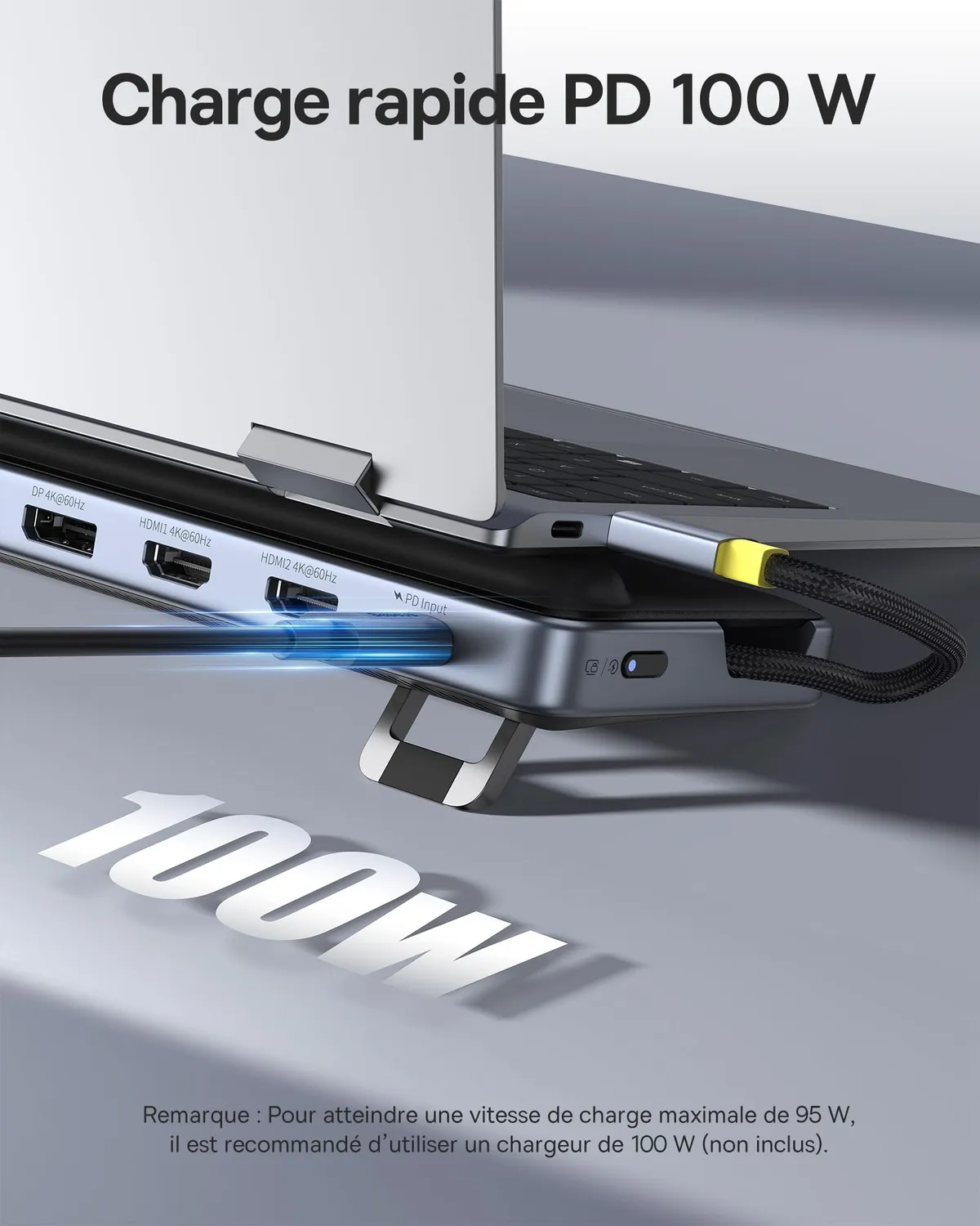 Baseus station d’accueil 12 en 1 USB-C triple écran 4K PD 100 W