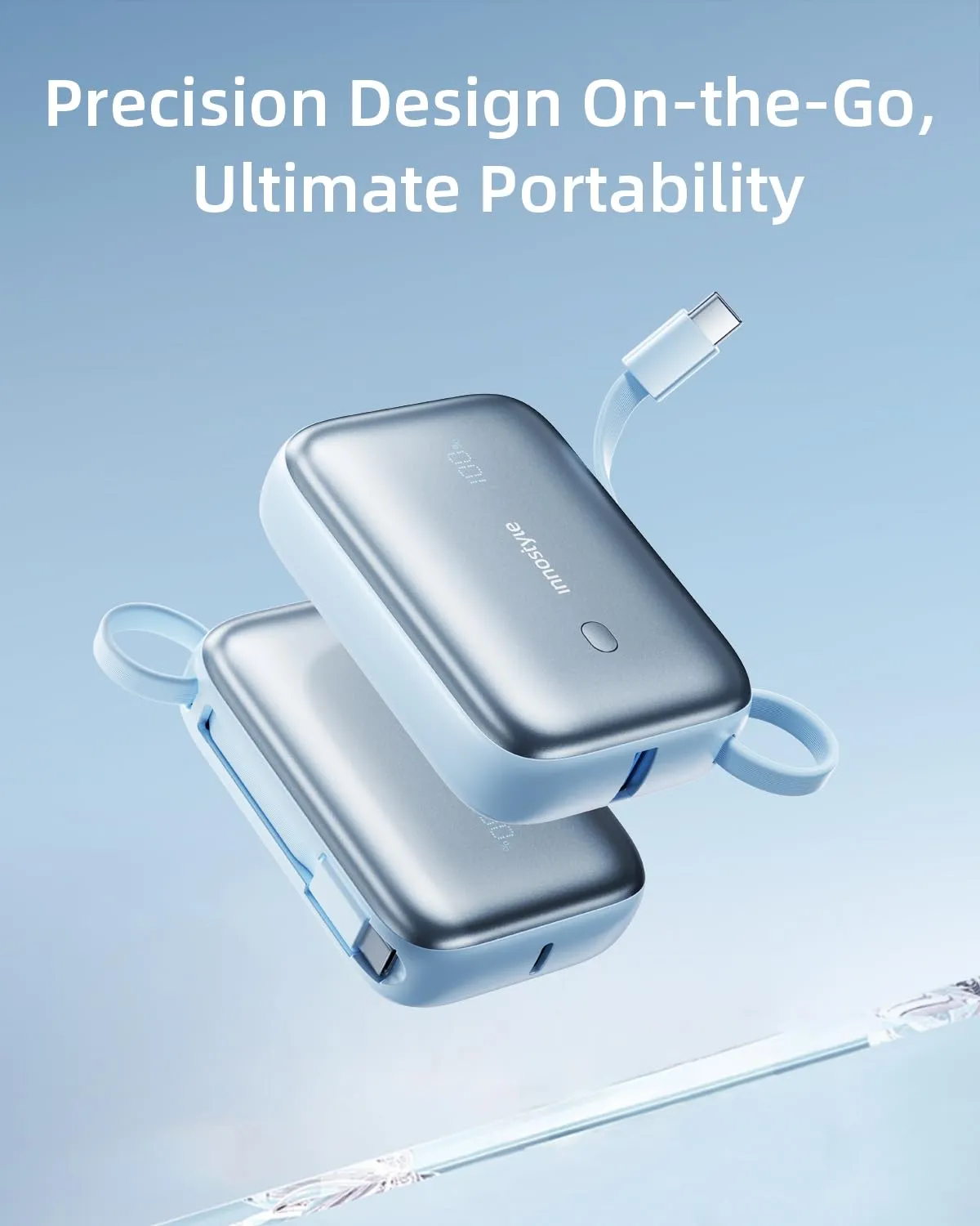 Innostyle PowerGo Mini batterie externe 10 000 mAh 22,5 W USB-C