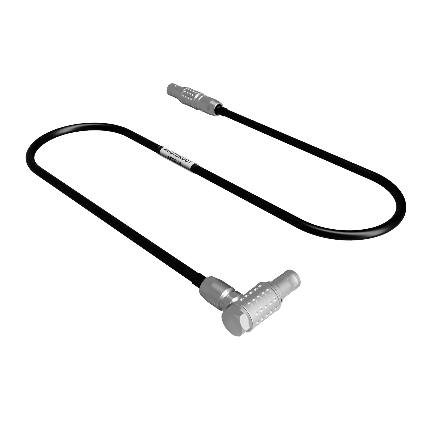 Audioroot tTCR/A câble timecode 5 broches coudé 60 cm