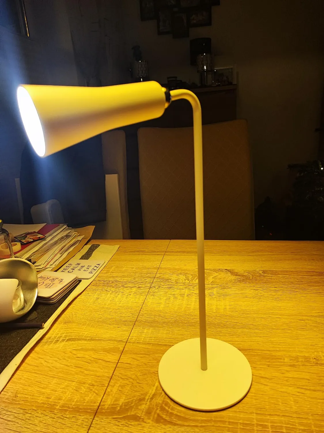 ANSMANN 3 en 1 lampe de bureau LED rechargeable USB-C