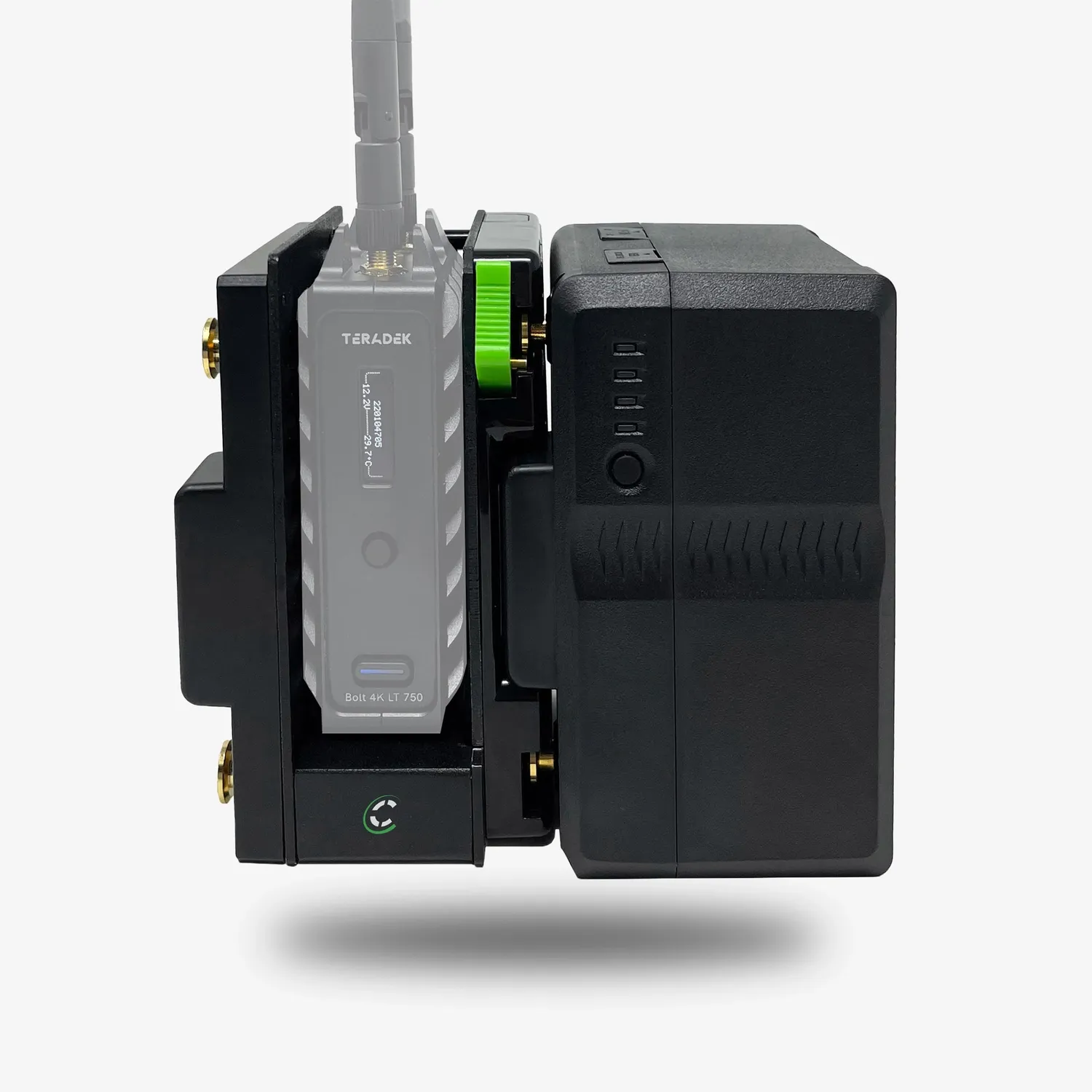 Core SWX Helix Caddy Teradek Bolt LT support V-mount 12V