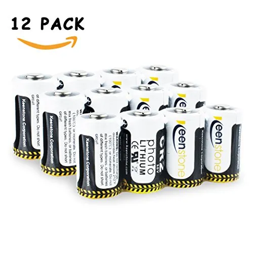 Keenstone CR2 piles lithium 3 V lot de 12 850 mAh faible autodécharge