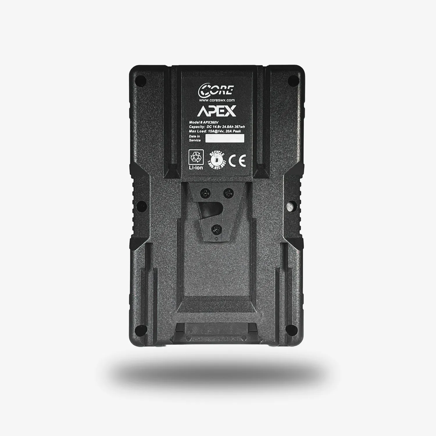 Core SWX Apex 360 LV APX-360V batterie V-Mount 367 Wh
