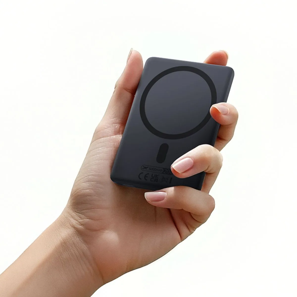 Baseus PicoGo AM31 Mini batterie externe magnétique 5000 mAh noire
