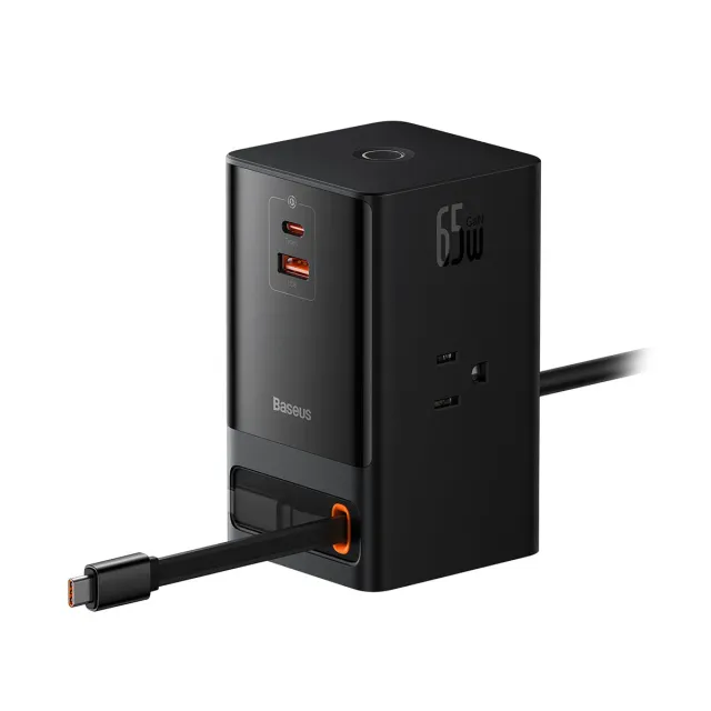 Baseus PowerCombo 6-en-1 station de charge 65 W noire
