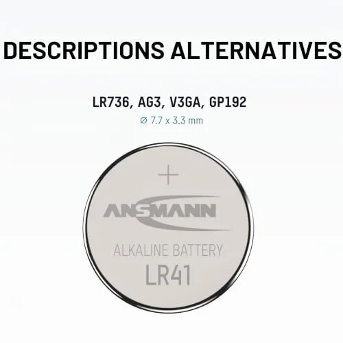 ANSMANN LR41 pile bouton alcaline 1,5 V 1 pièce