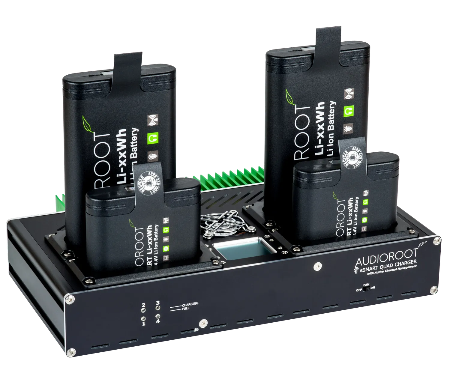 BSRF Audioroot eSMART QUAD chargeur 4 baies aluminium