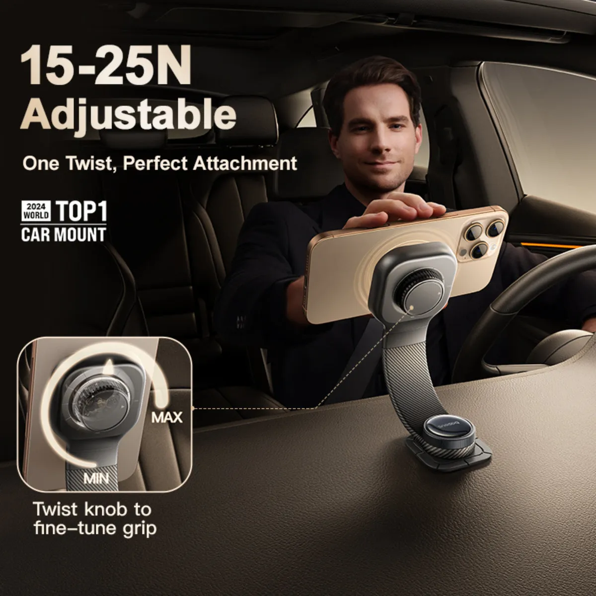Baseus PrimeTrip C03 support téléphone voiture magnétique réglable