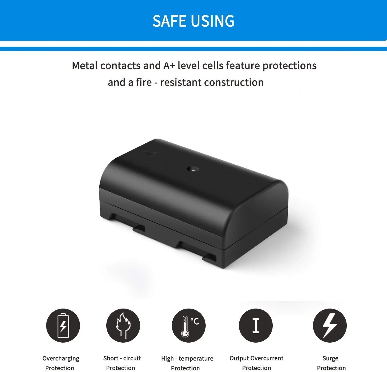 Keenstone DMW-BLF19E batteries appareil photo 2000 mAh lot de 2