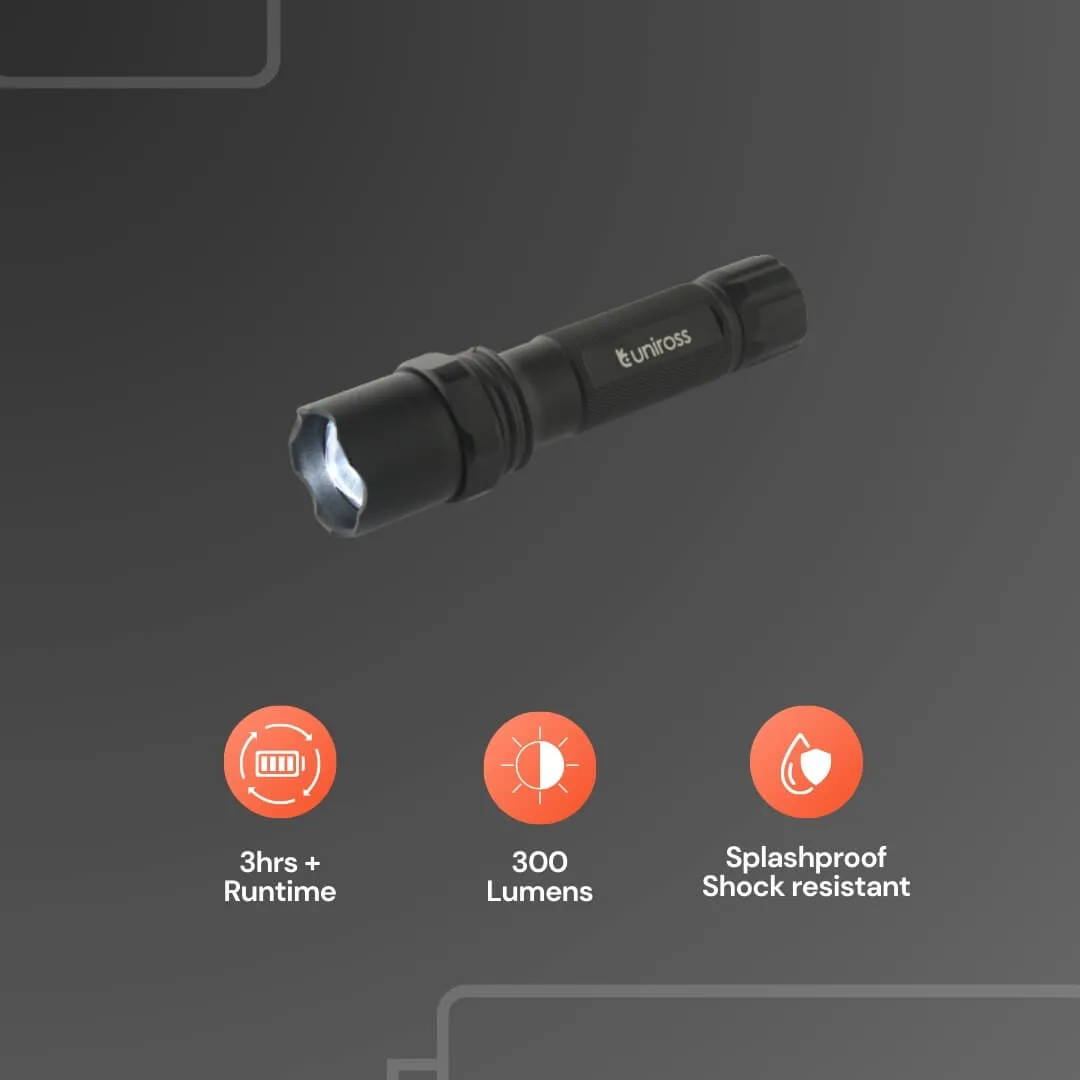 Uniross SuperBright 300LM lampe torche 300 lumens