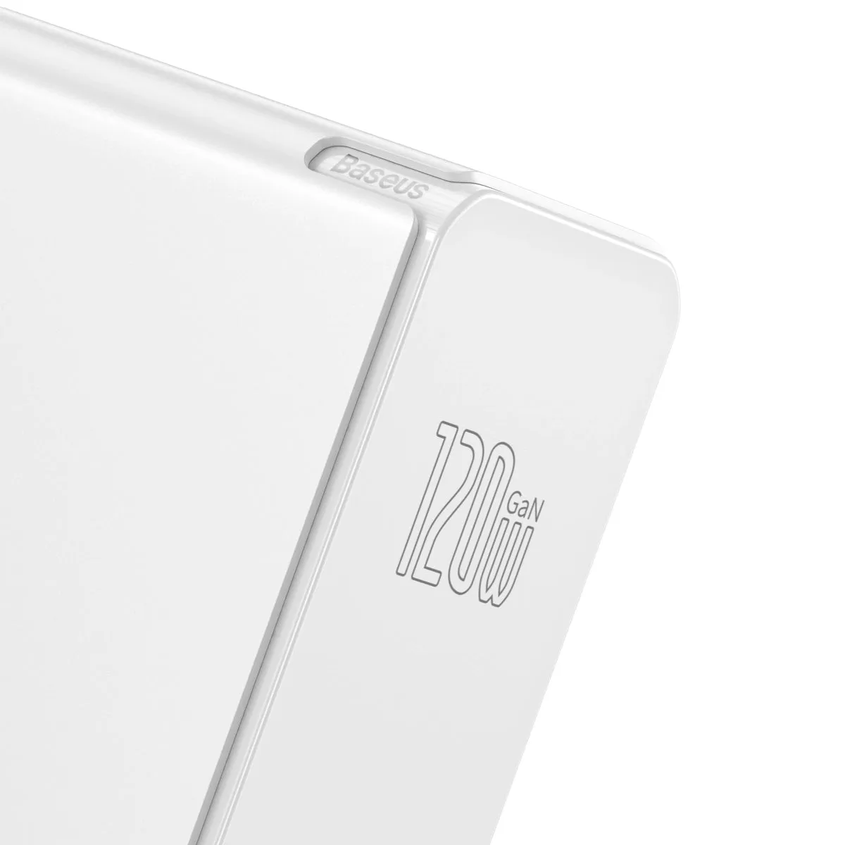 Baseus GaN2 Pro chargeur rapide 3 ports USB-C 120 W blanc