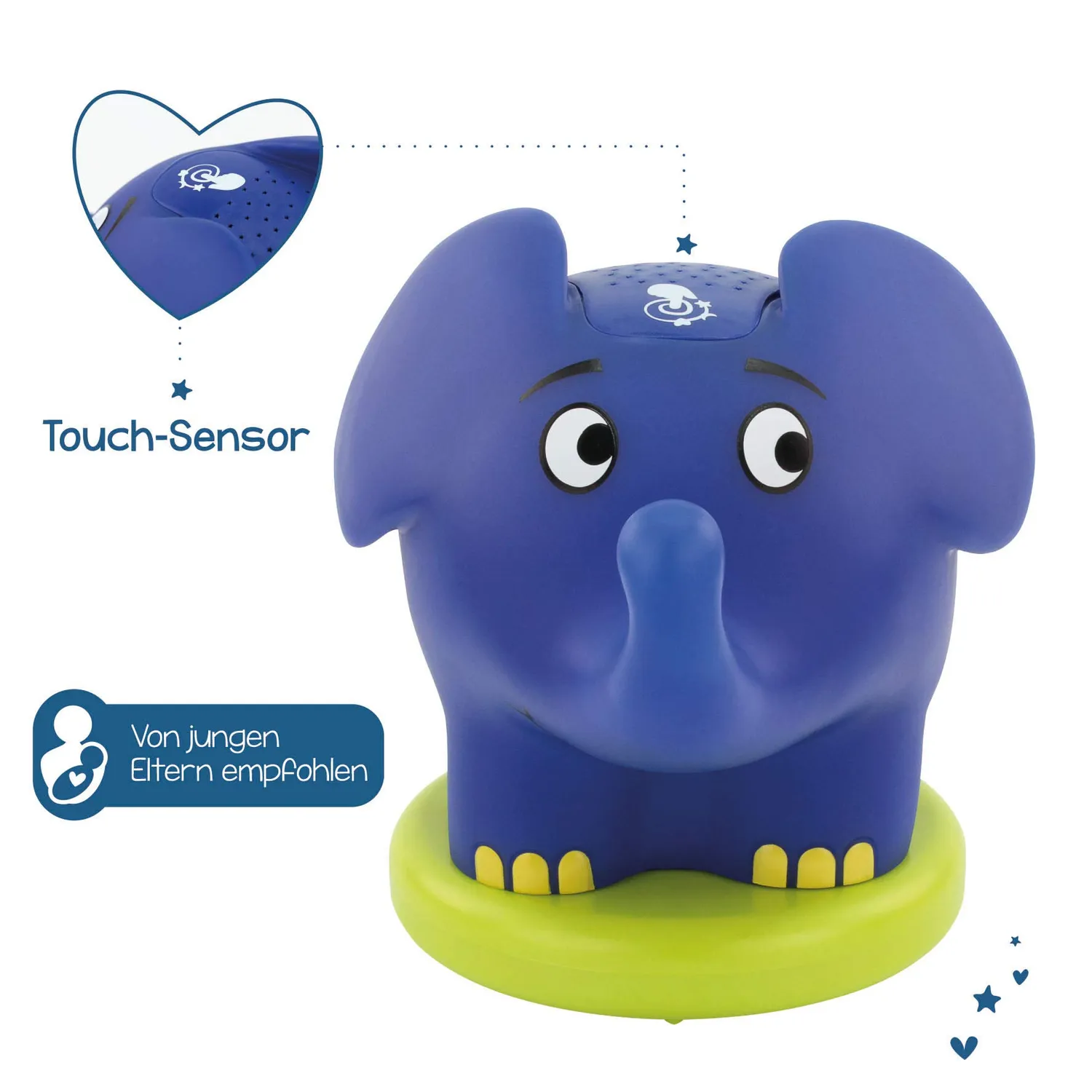 ANSMANN projecteur ciel étoilé éléphant veilleuse 1 pièce LED