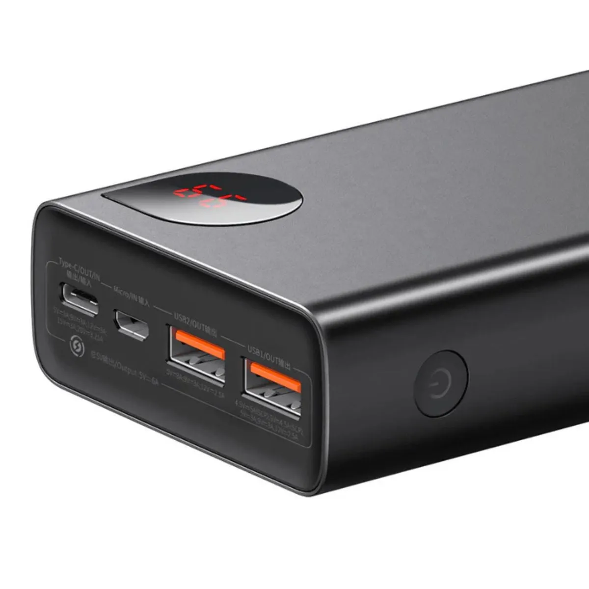 Baseus Adaman batterie externe 65 W 20 000 mAh bleue