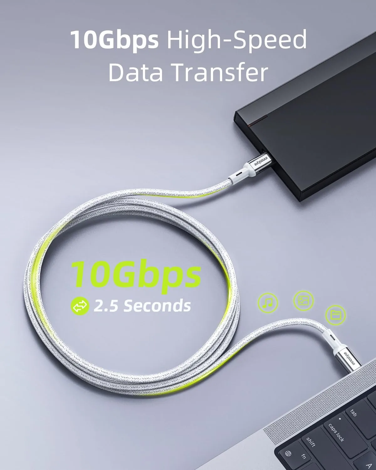 Innostyle PowerFlex Ultra câble USB-C USB-C 2 m 100 W 4K