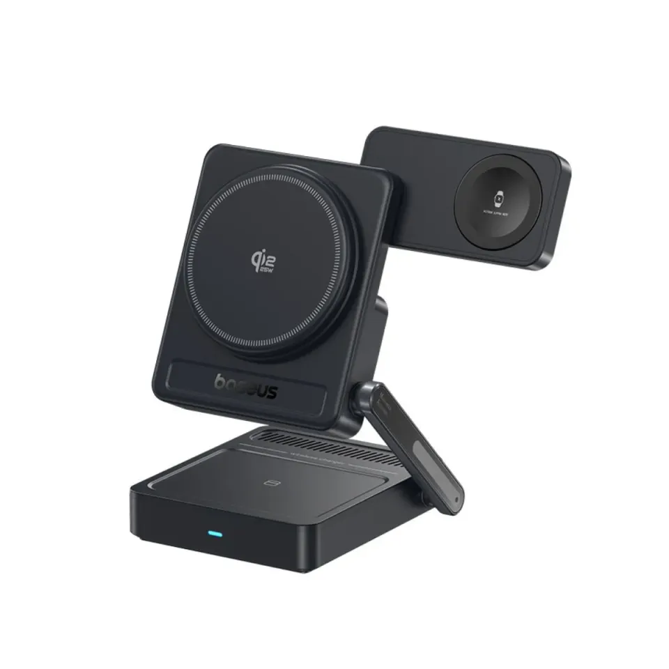 Baseus PicoGo AF21 3-en-1 chargeur sans fil Qi2.2 25 W