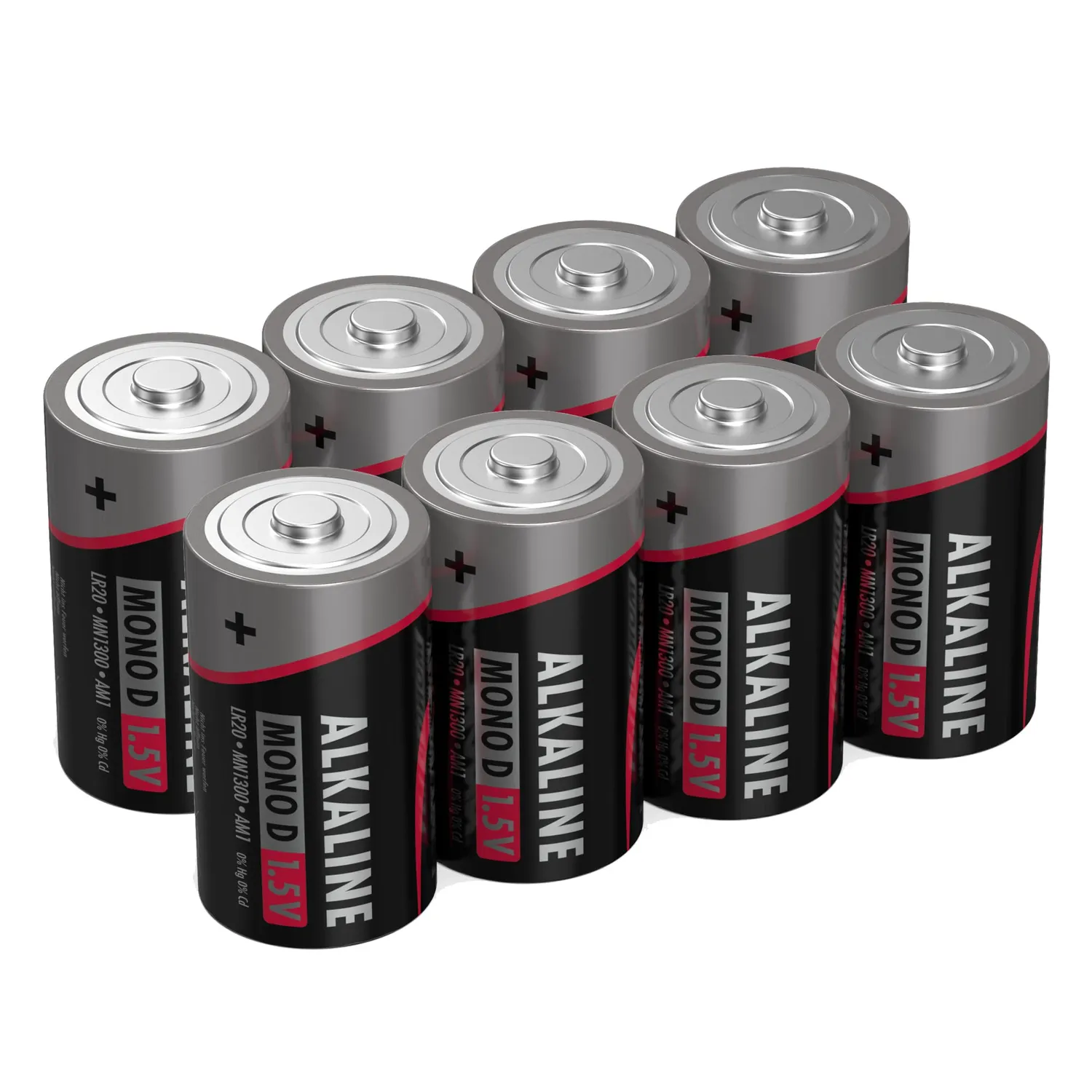 ANSMANN piles alcalines Mono D LR20 1,5 V lot de 4 longue durée