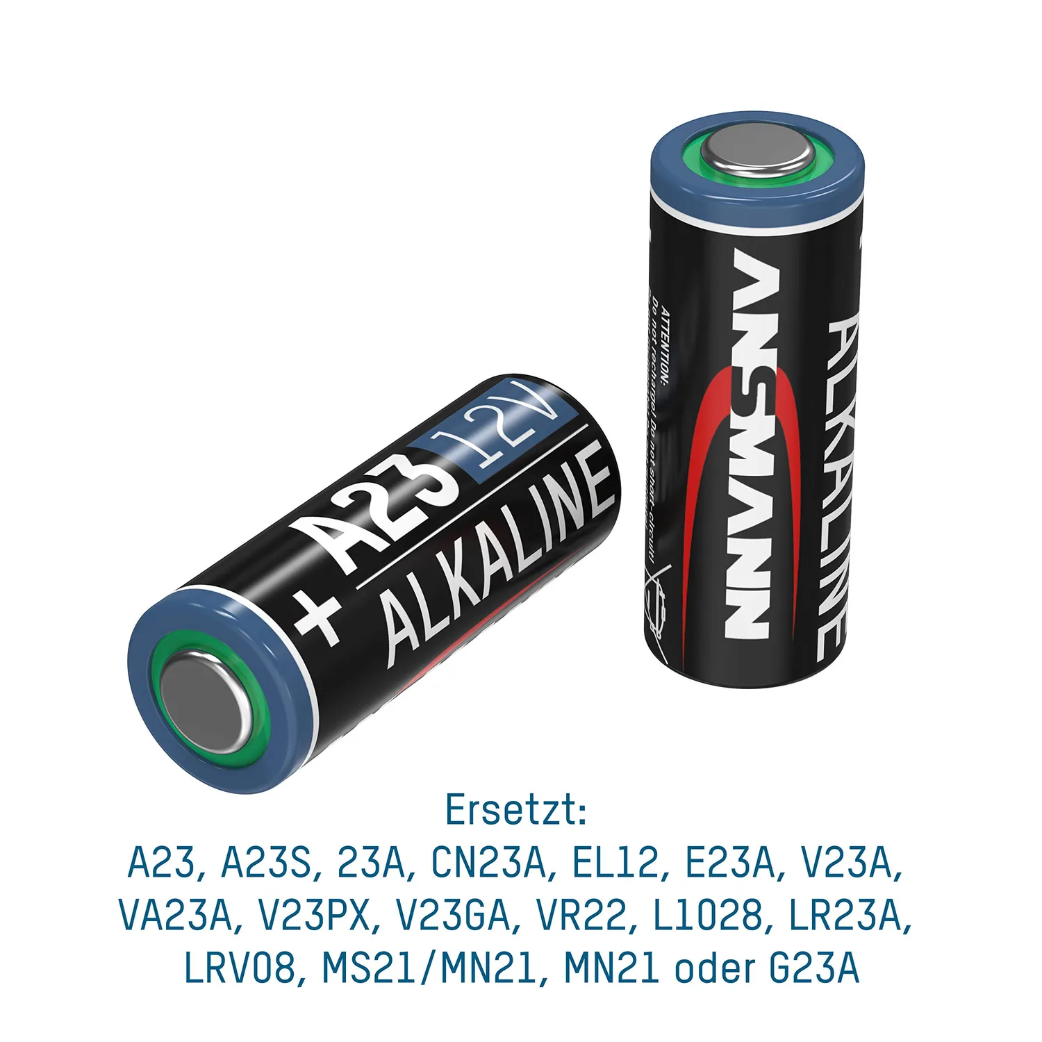 ANSMANN A23 piles alcalines 12 V lot de 8 longue conservation
