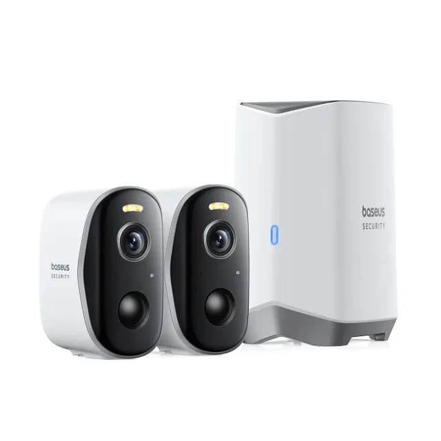 Baseus N1 Outdoor caméra de surveillance extérieure 2 caméras