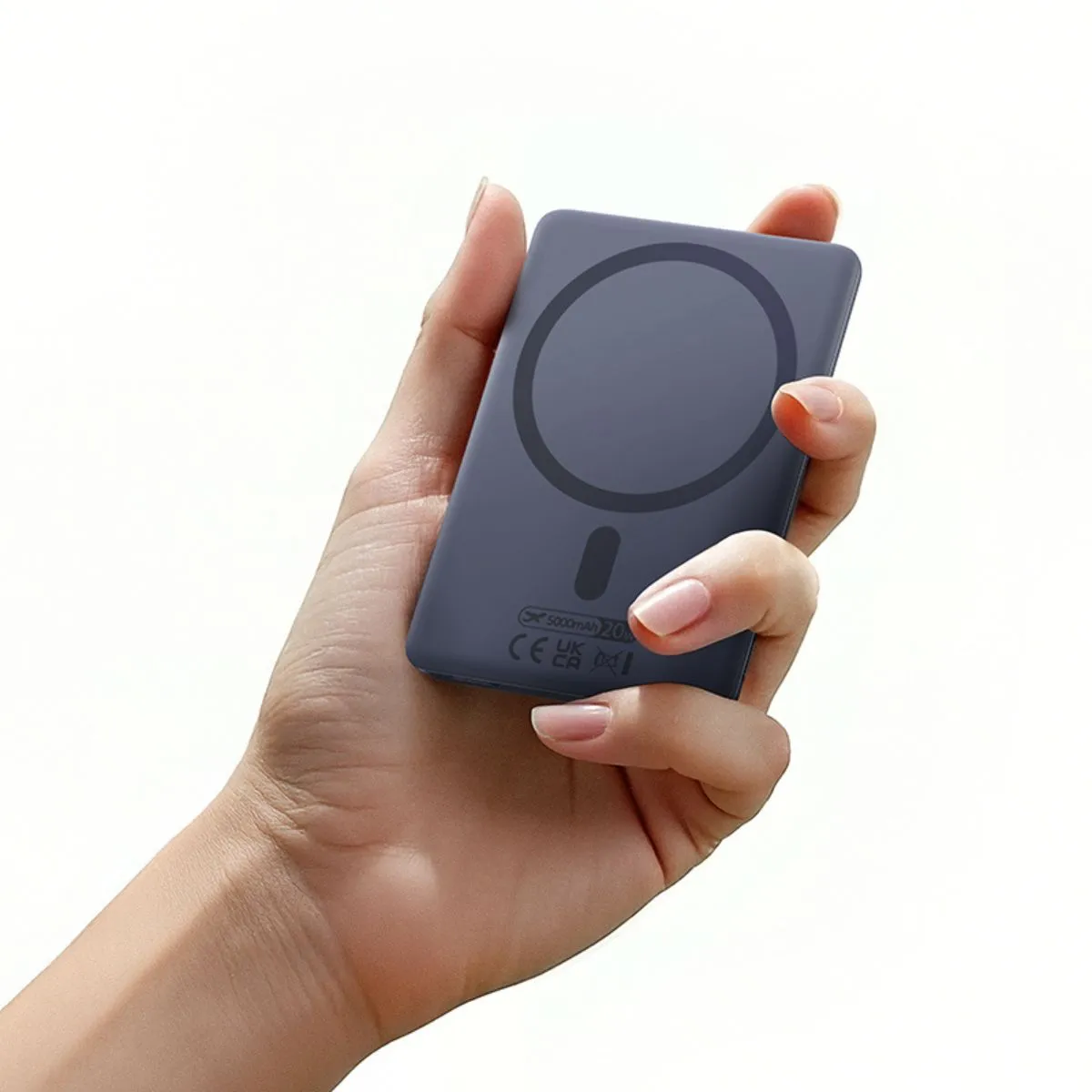 Baseus PicoGo AM31 Mini batterie externe magnétique 5000 mAh noire