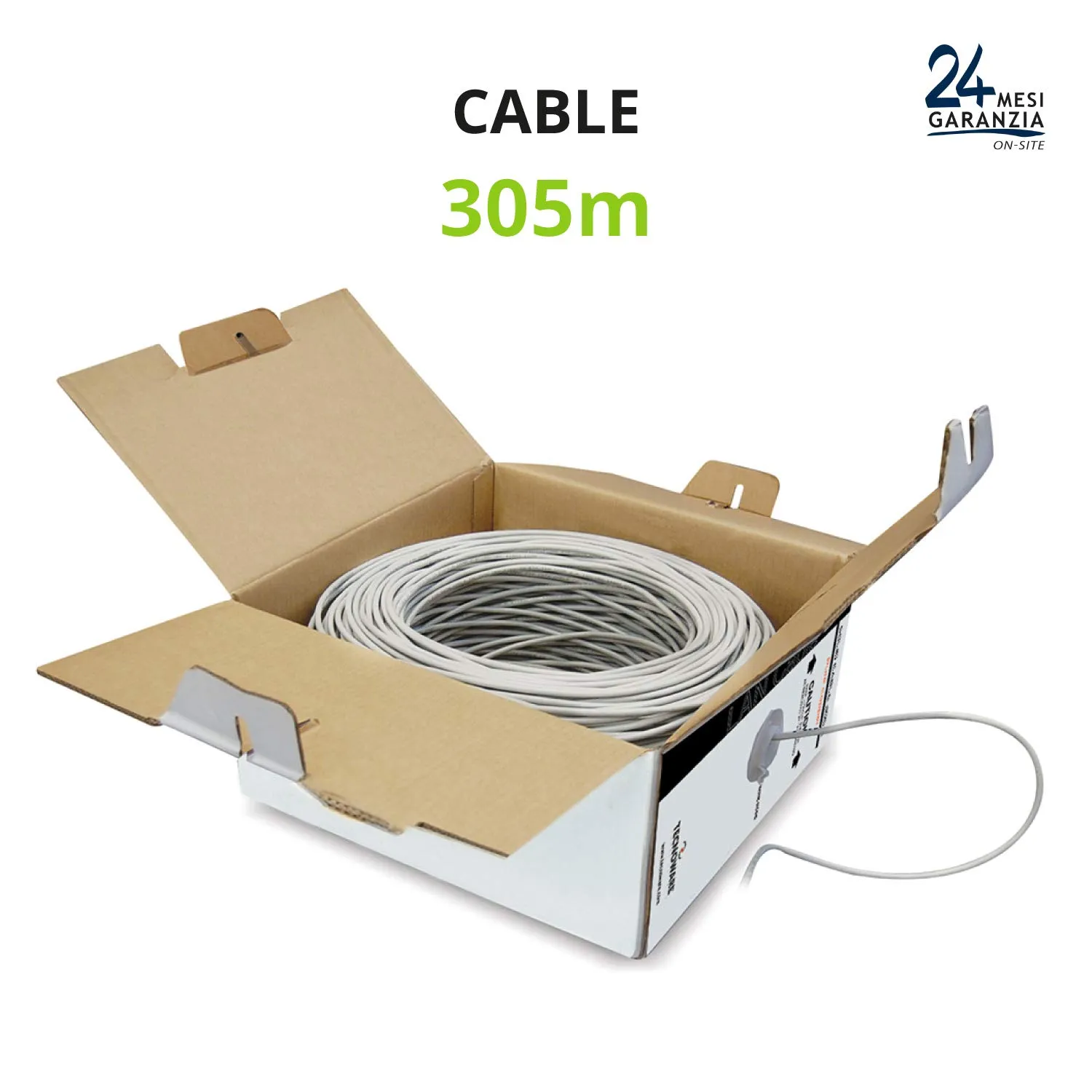 Tecnoware CAT 5E UTP câble réseau 305 m CCA