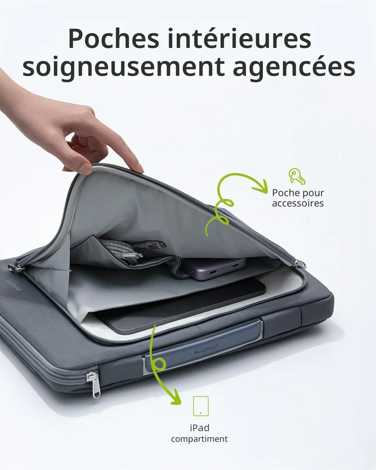 Innostyle OmniProtect sacoche ordinateur 16 pouces étanche