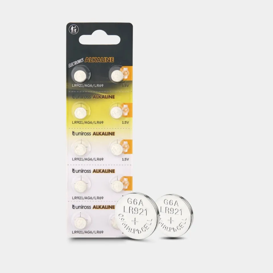 Uniross AG06 pile bouton alcaline blister de 10