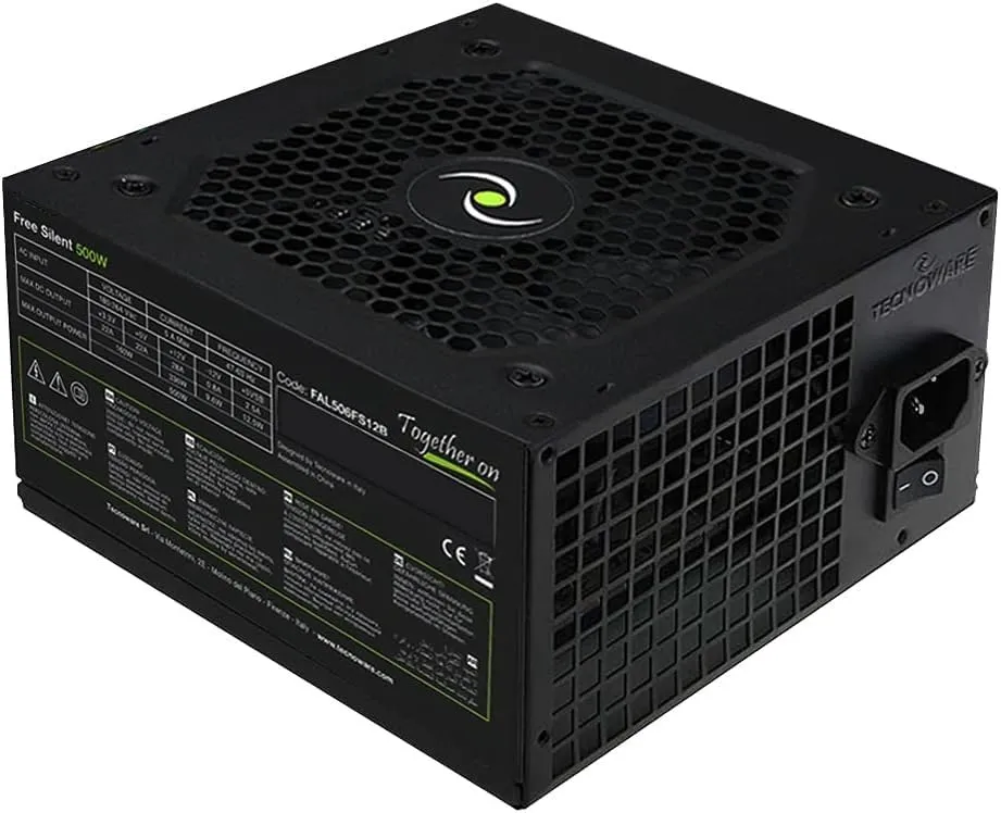Tecnoware Free Silent 500 alimentation PC ATX 500 W PCI-E