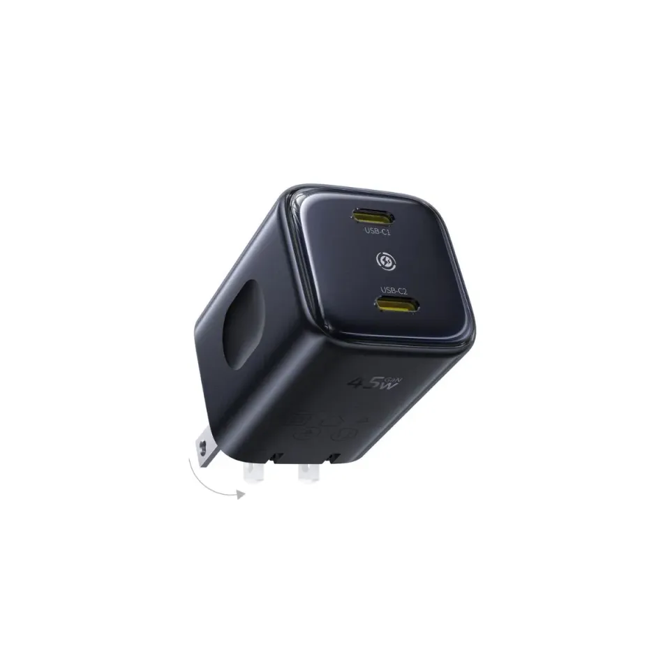 Baseus PicoGo AN13 Chargeur Secteur 2 USB-C 45W Compact