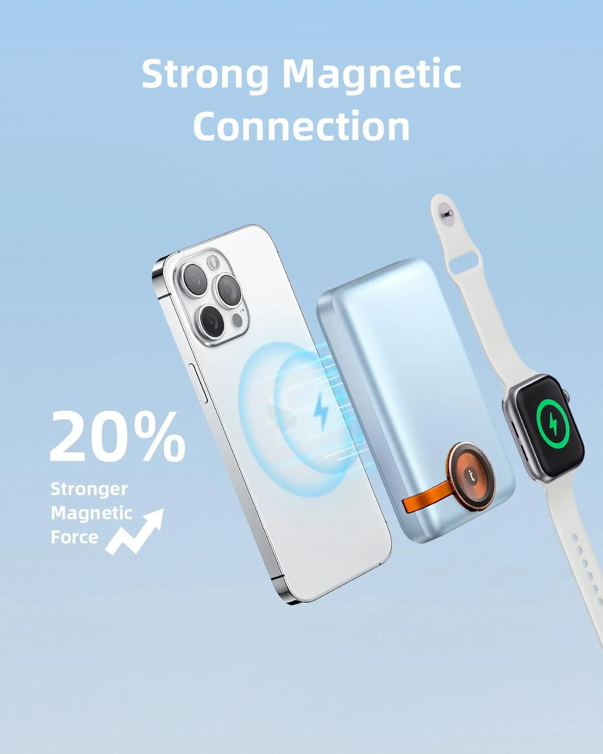 Innostyle PowerDuo 2in1 batterie externe MagSafe 10 000 mAh Apple Watch