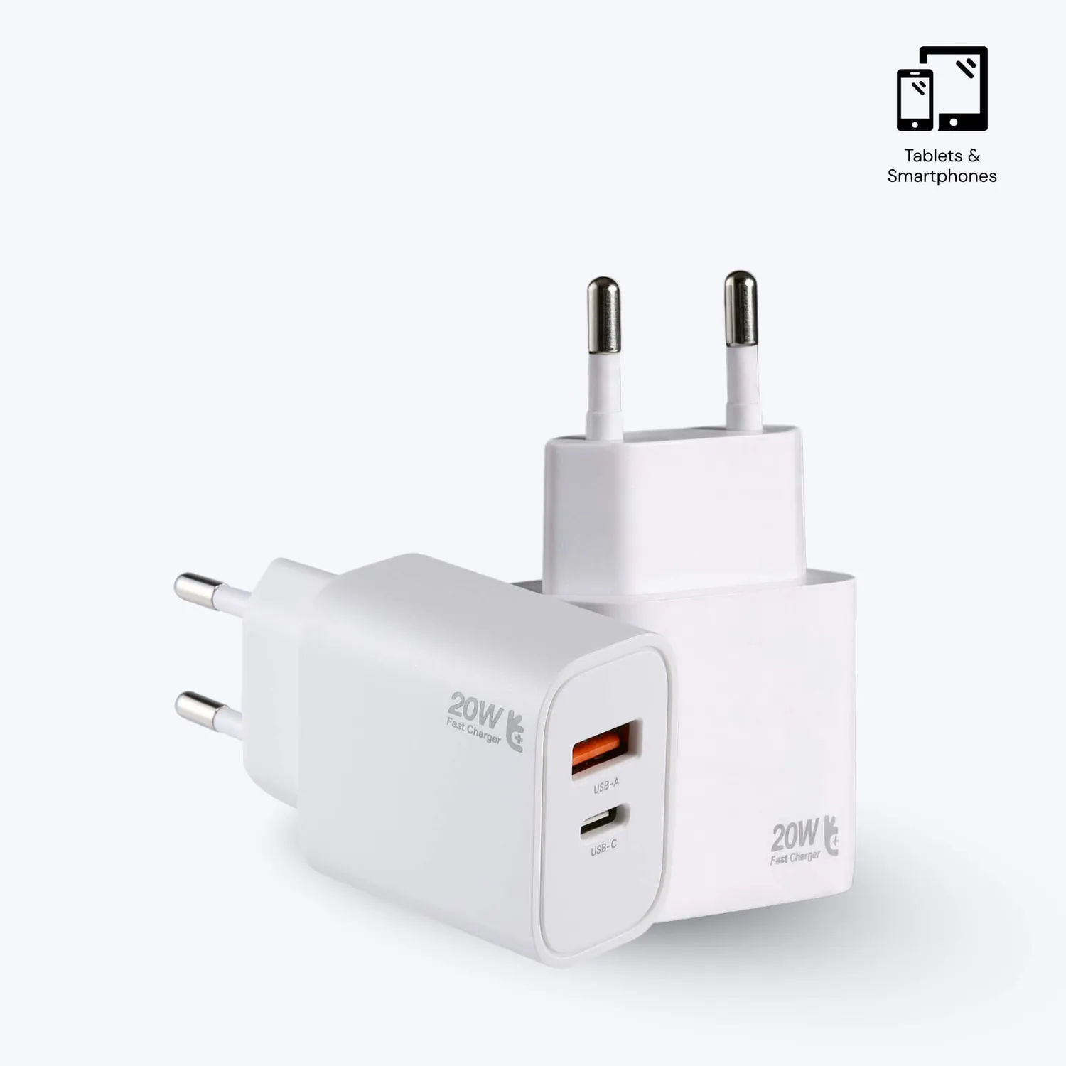 Uniross 20W chargeur mural rapide double port + câble