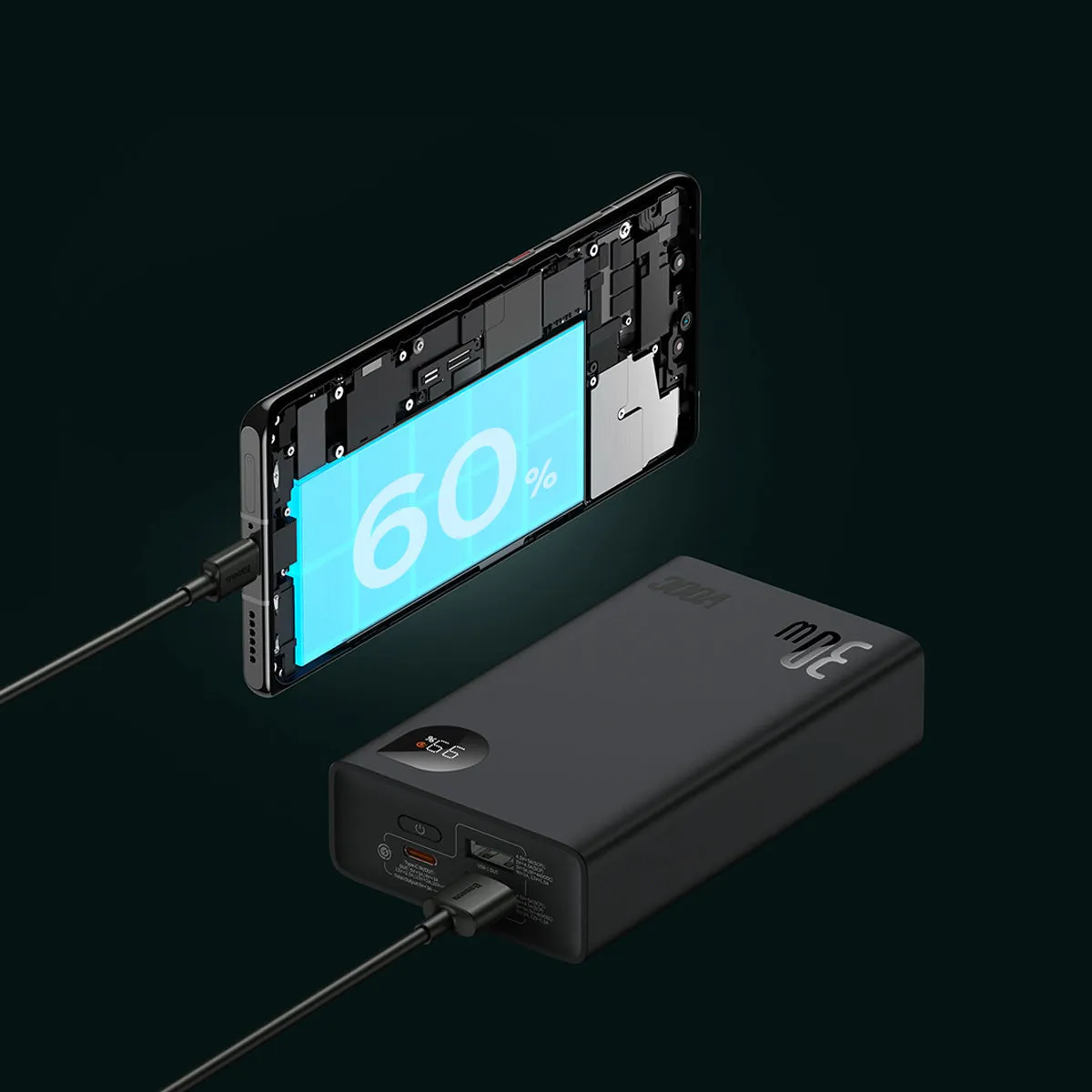 Baseus Adaman2 Batterie externe 20000mAh 30W VOOC