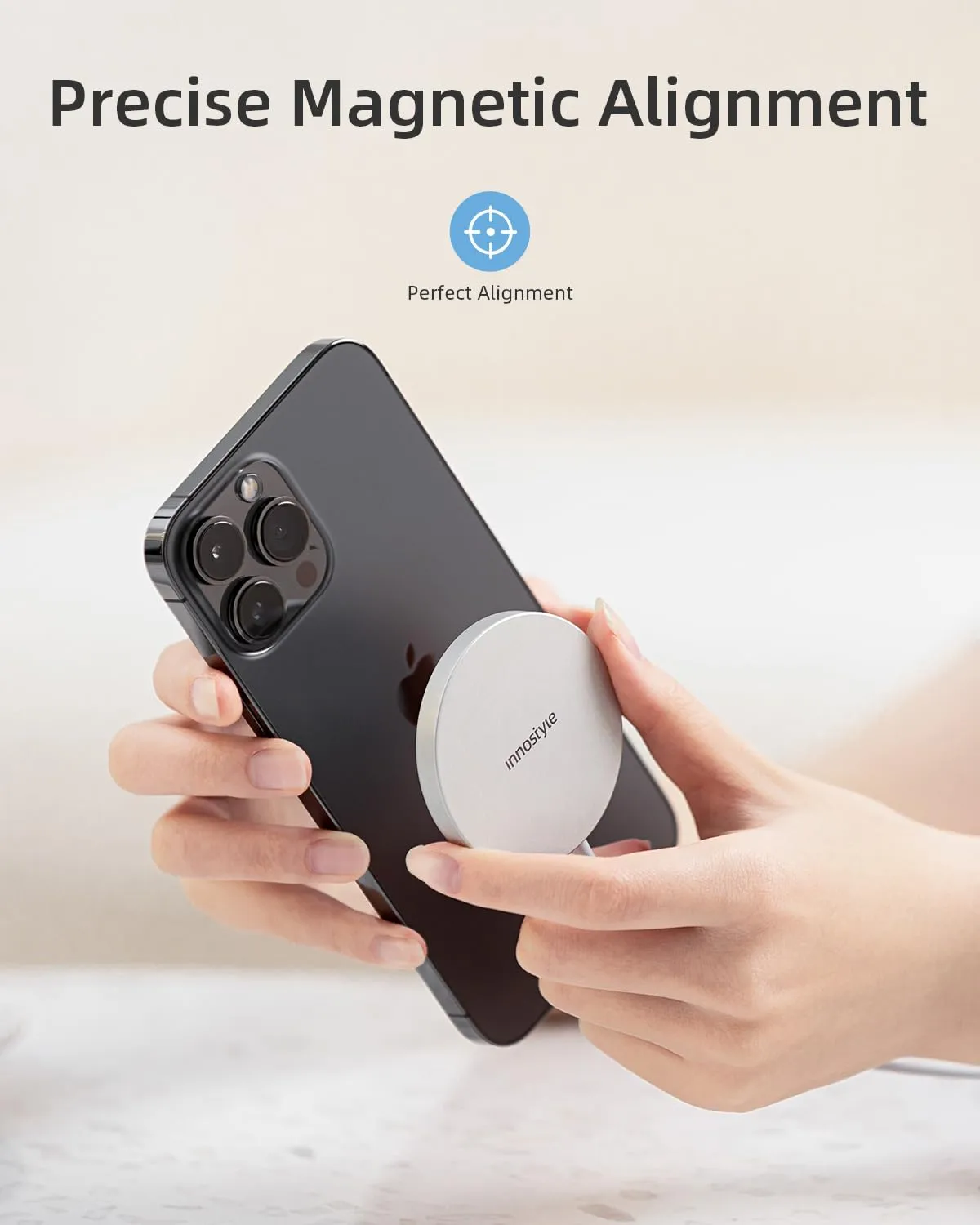 Innostyle MagEase chargeur sans fil 15 W blanc