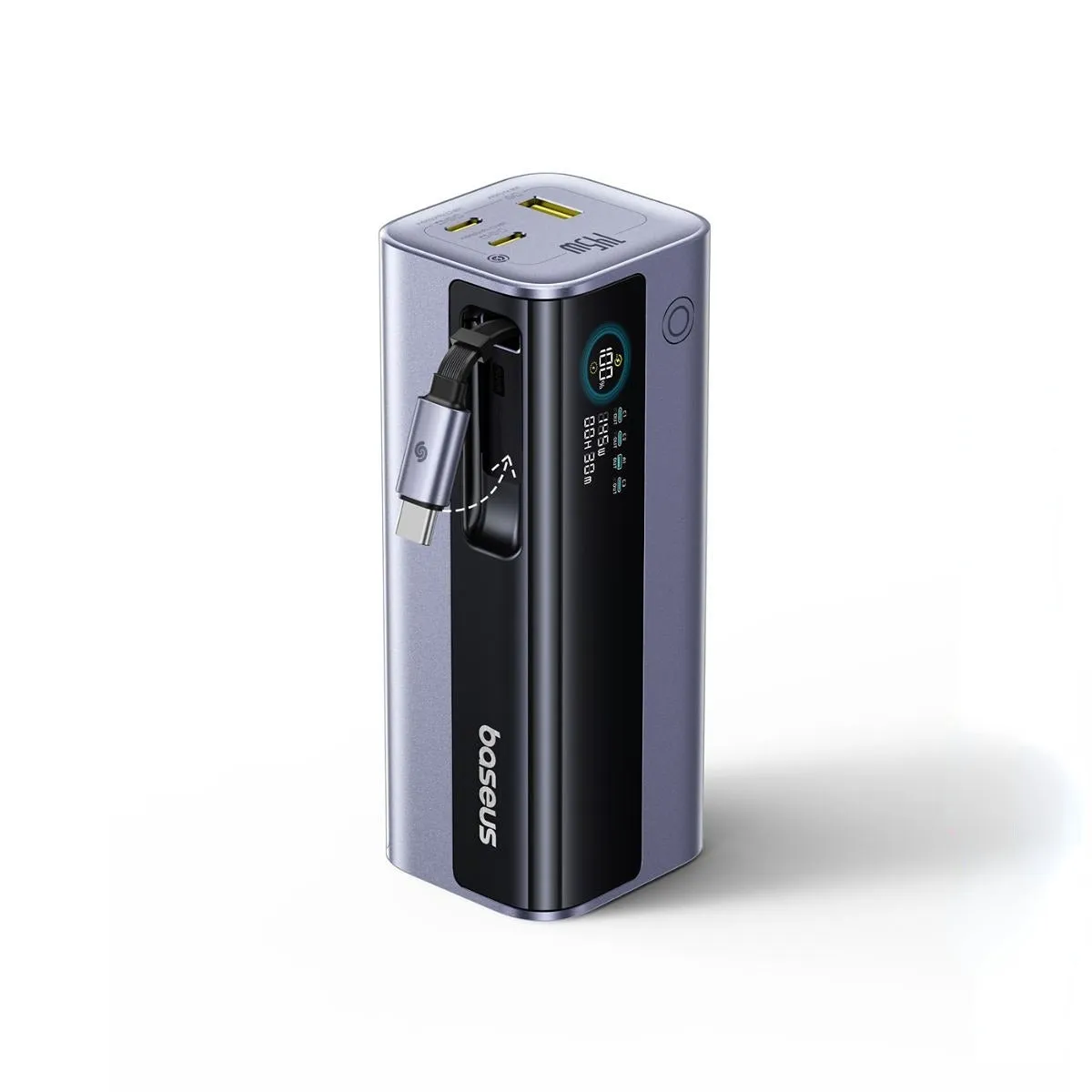 Baseus EnerGeek GR11 batterie externe 20 000 mAh 145 W câble rétractable