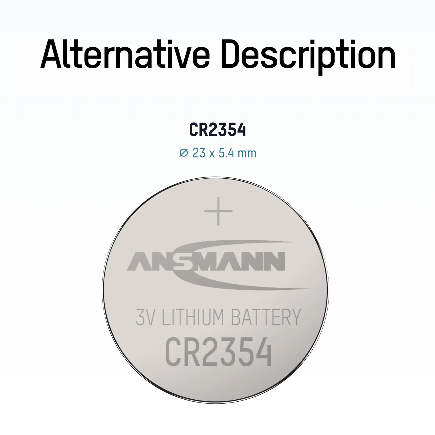 ANSMANN 1516-0012 pile bouton CR2354 3 V 550 mAh