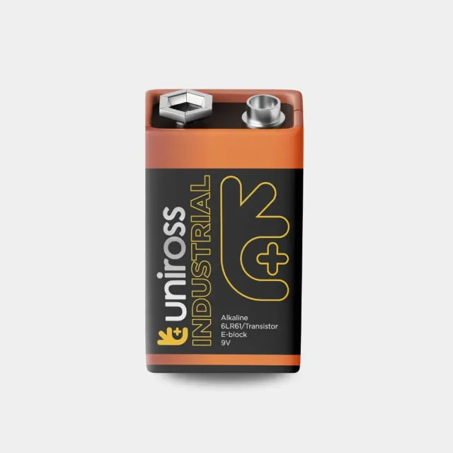 Uniross Industrial Pro Alkaline 6LR61 pile alcaline 9 V