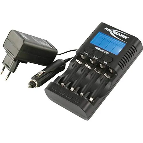 ANSMANN Powerline 4 Pro chargeur accus AA AAA 1 à 4