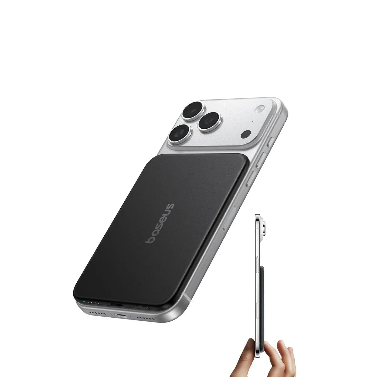 Baseus Picogo Air AM71 batterie externe magnétique 5 000 mAh noire