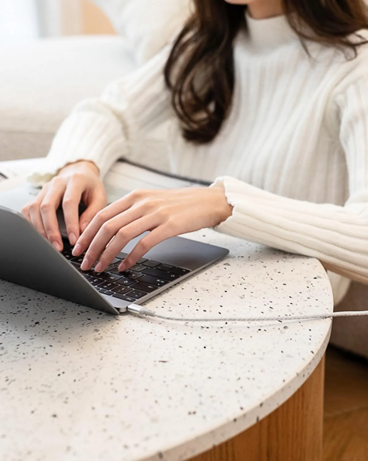 Innostyle PowerFlex câble USB-C 60 W 2 m argent renforcé Kevlar