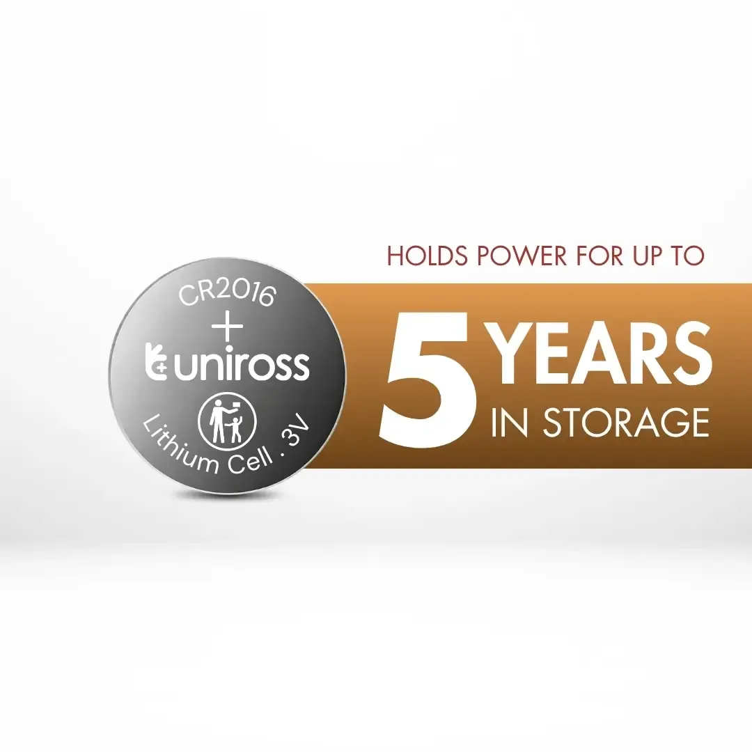 Uniross CR2016 pile bouton lithium 3 V 1,6 mm