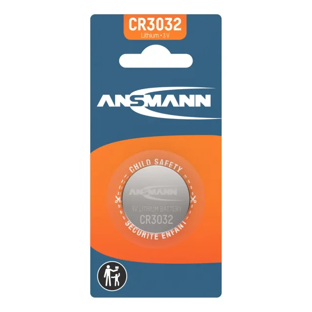 ANSMANN CR3032 pile bouton lithium 3 V 550 mAh lot de 1