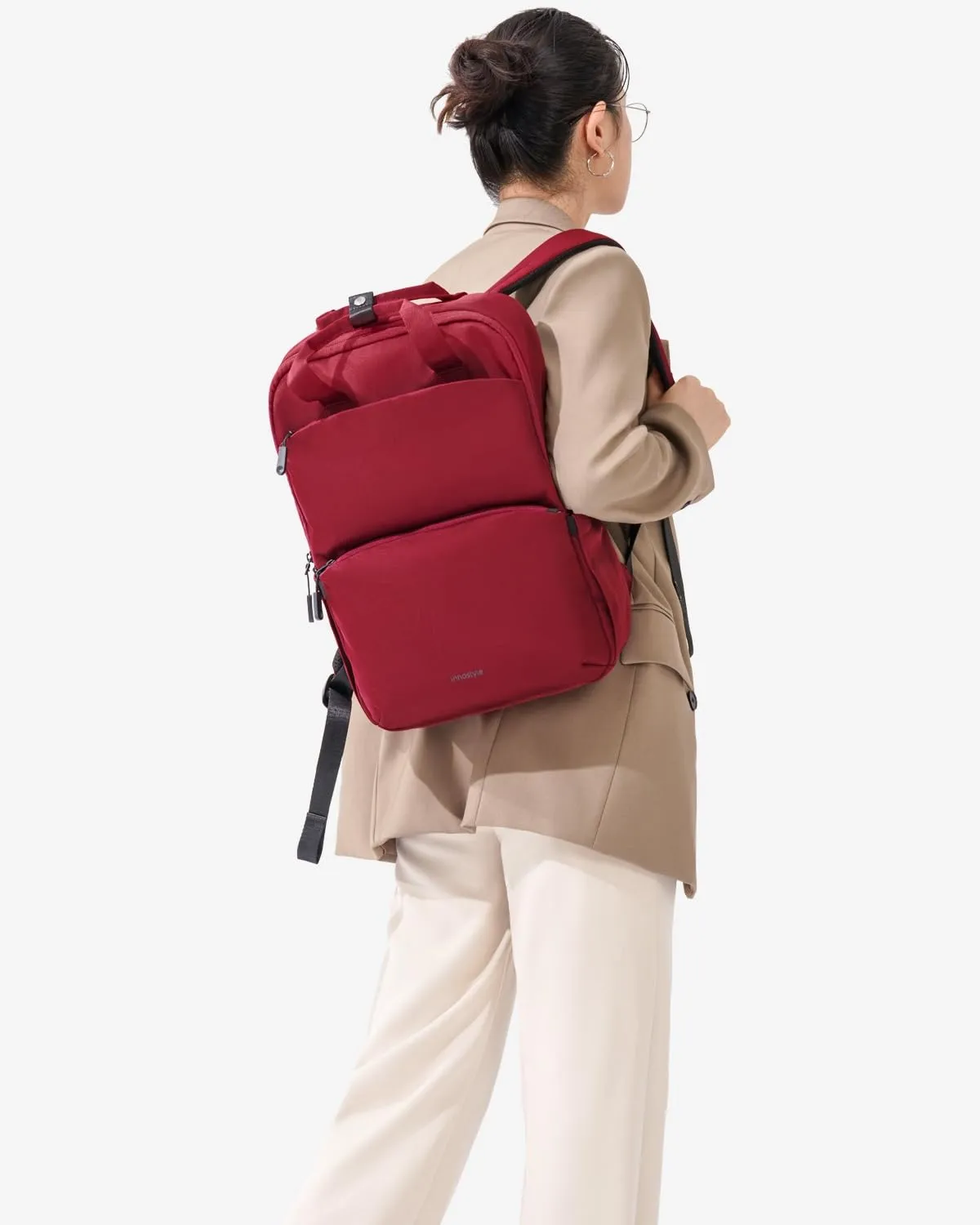Innostyle sac à dos ordinateur portable 15,6-16 pouces 25 L bleu kaki noir rouge