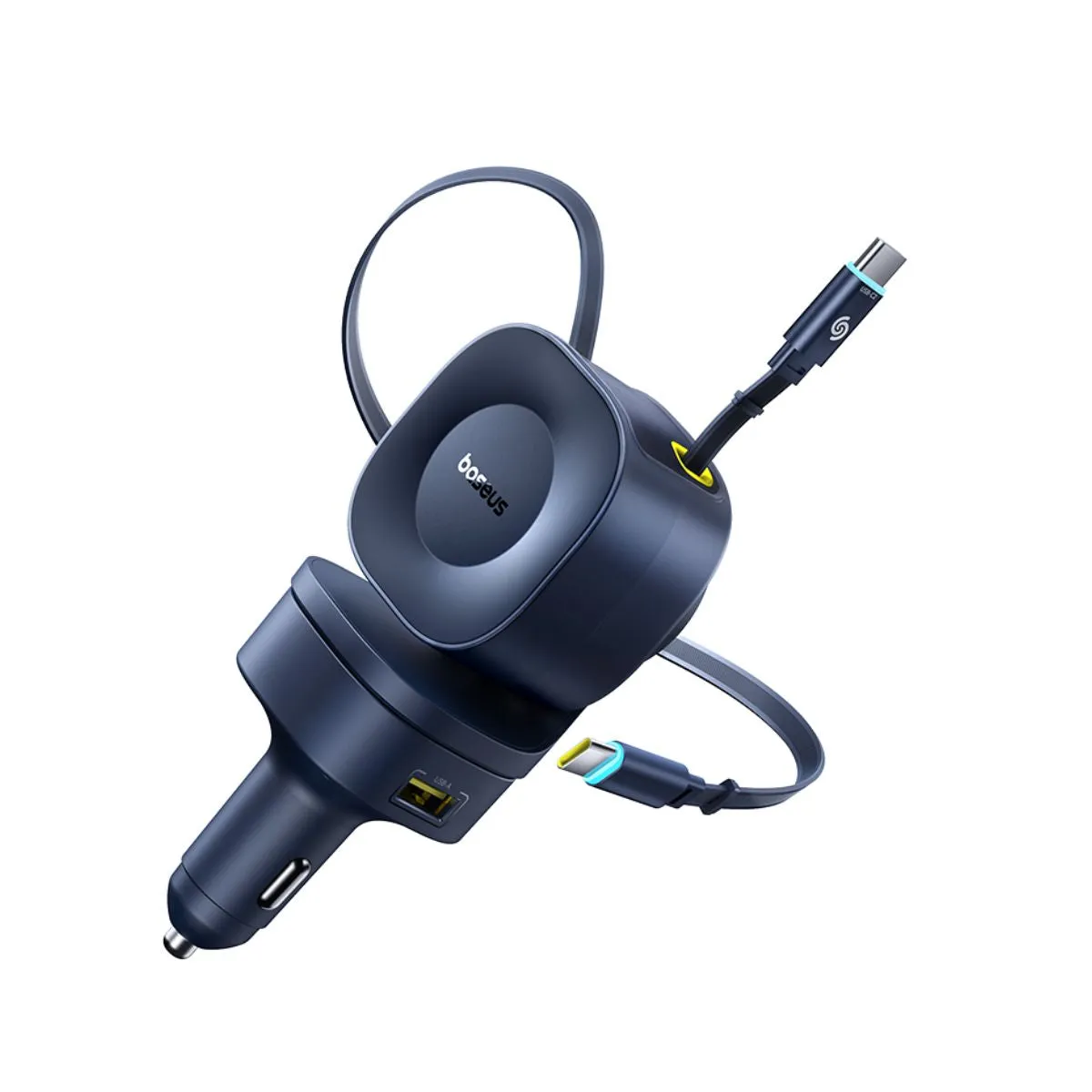Baseus PrimeTrip VR2 Max chargeur voiture 240 W câble rétractable