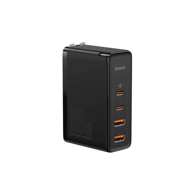 Baseus GaN2 chargeur rapide 4 ports 100 W noir