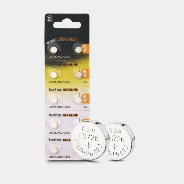 Uniross AG02 pile bouton alcaline blister 10 montres
