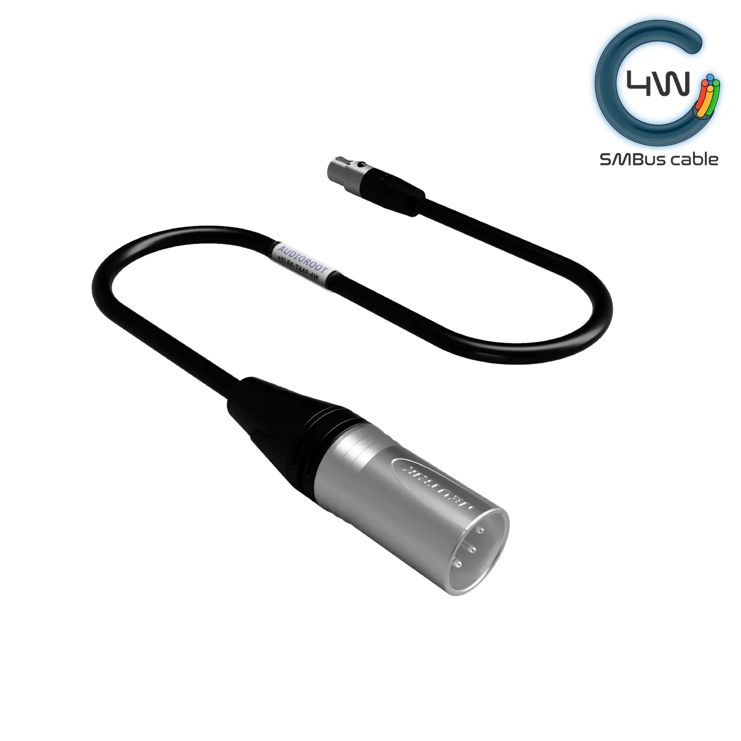BSRF Audioroot eXLR4-TA4F-4W câble XLR4M-TA4F avec télémétrie 60 cm