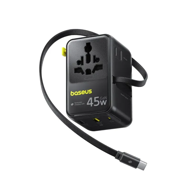 Baseus PicoGo AG11 adaptateur voyage 45W 6-en-1