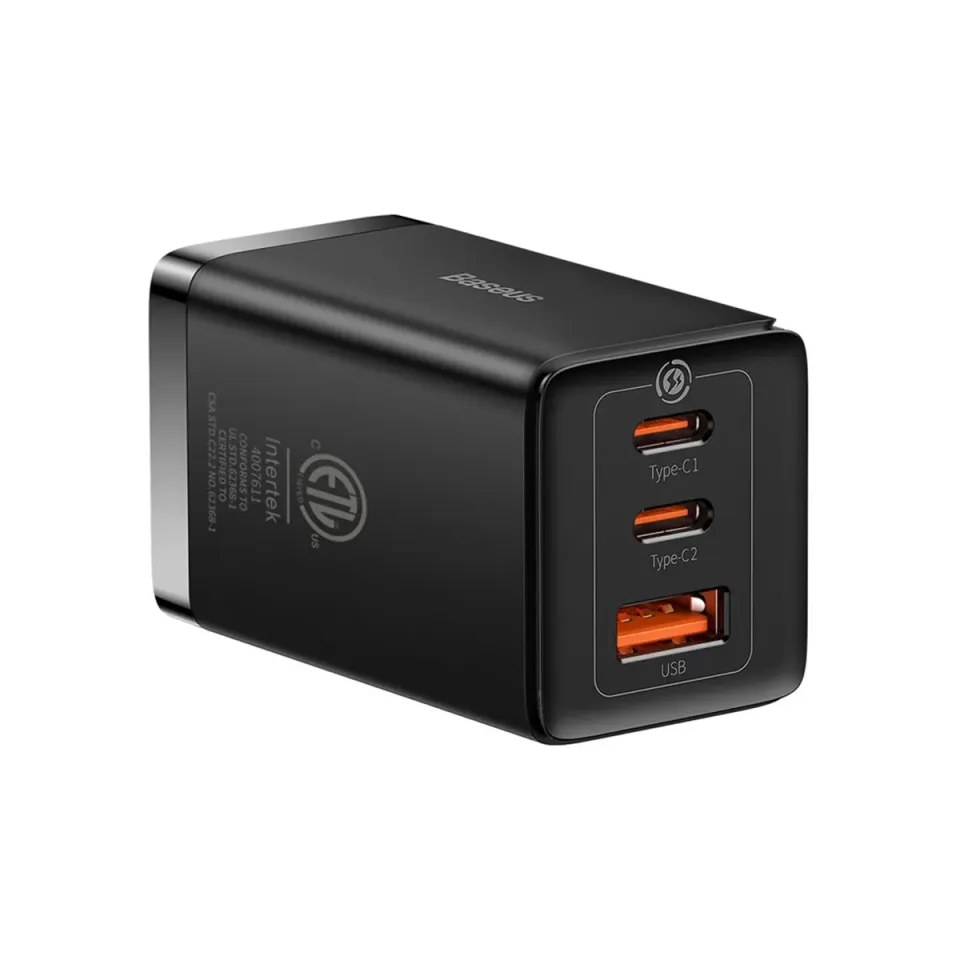 Baseus Gan5 Pro chargeur rapide 3 ports 65 W